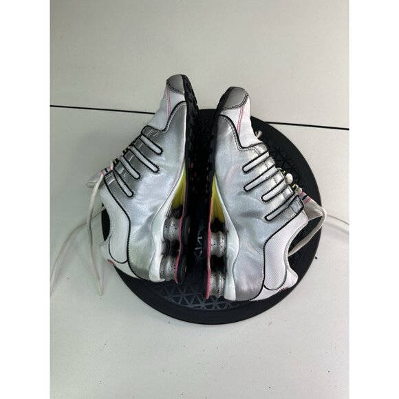 Nike Shox NZ SL Women's Running Shoes US Sz 6 White Silver Pink - Picture 4 of 9